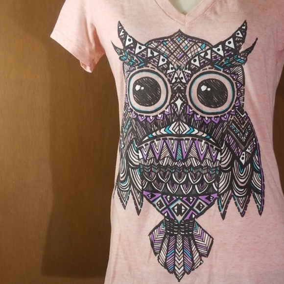 RRR Pink Owl Tee - Picture 4 of 8
